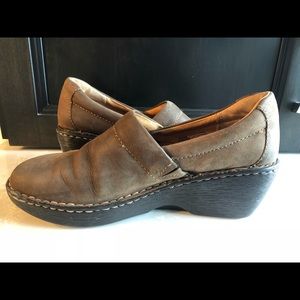 Born leather clogs